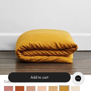 Bed Threads turmeric Duvet Cover